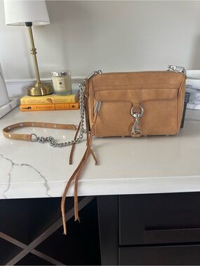 Rebecca Minkoff Mini MAC Tan Nubuck Crossbody